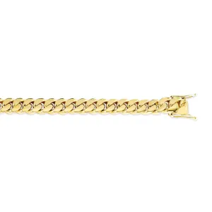 10K Yellow Gold (6.8mm) Miami Cuban Bracelet 8.5"