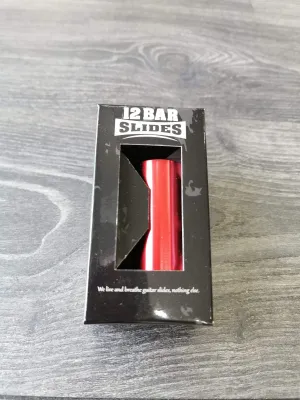 12 Bar Slides Long Large Aluminium Lucifer Red Slide