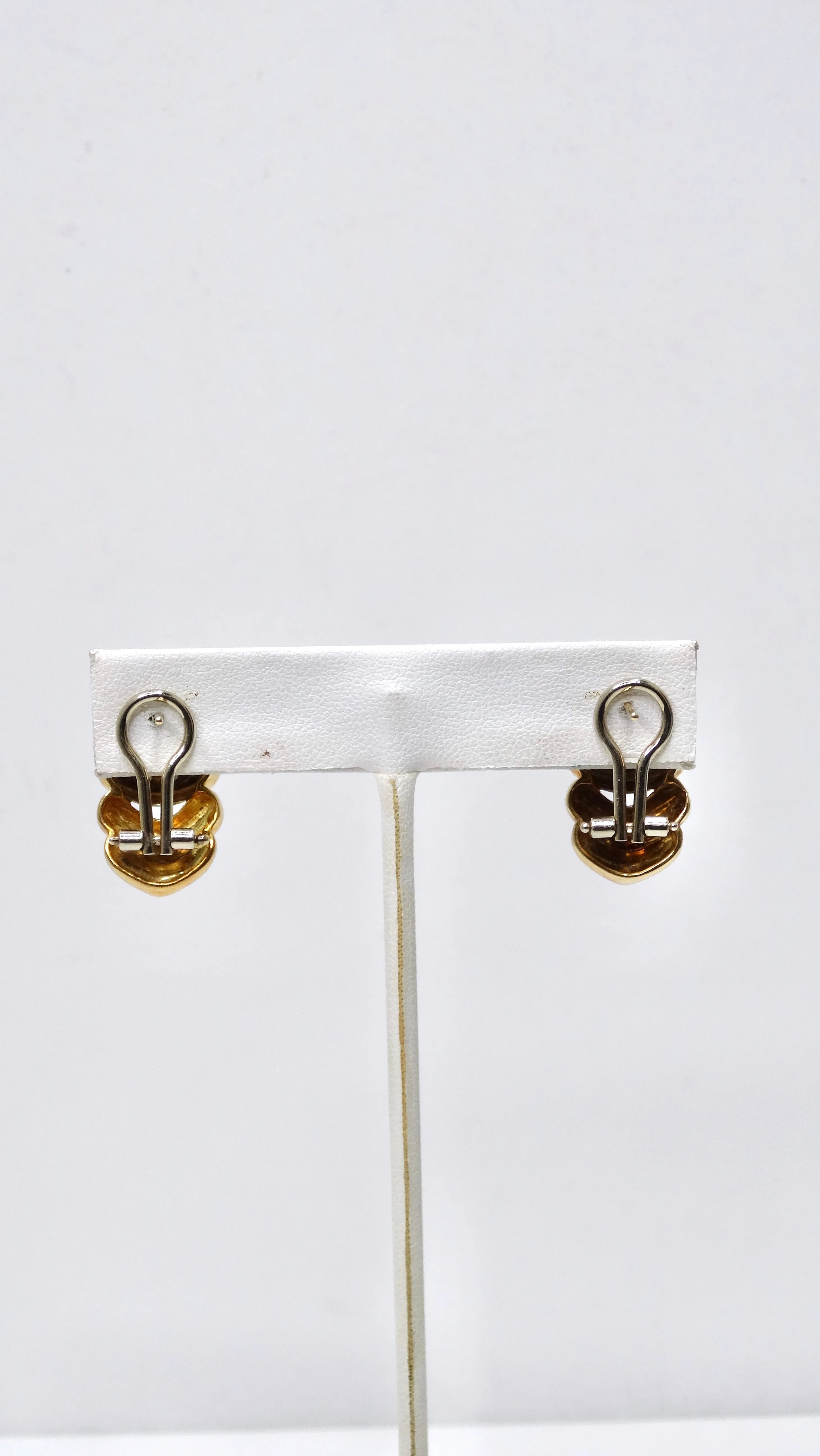 14k Gold & Diamond Mixed-Metal Earrings
