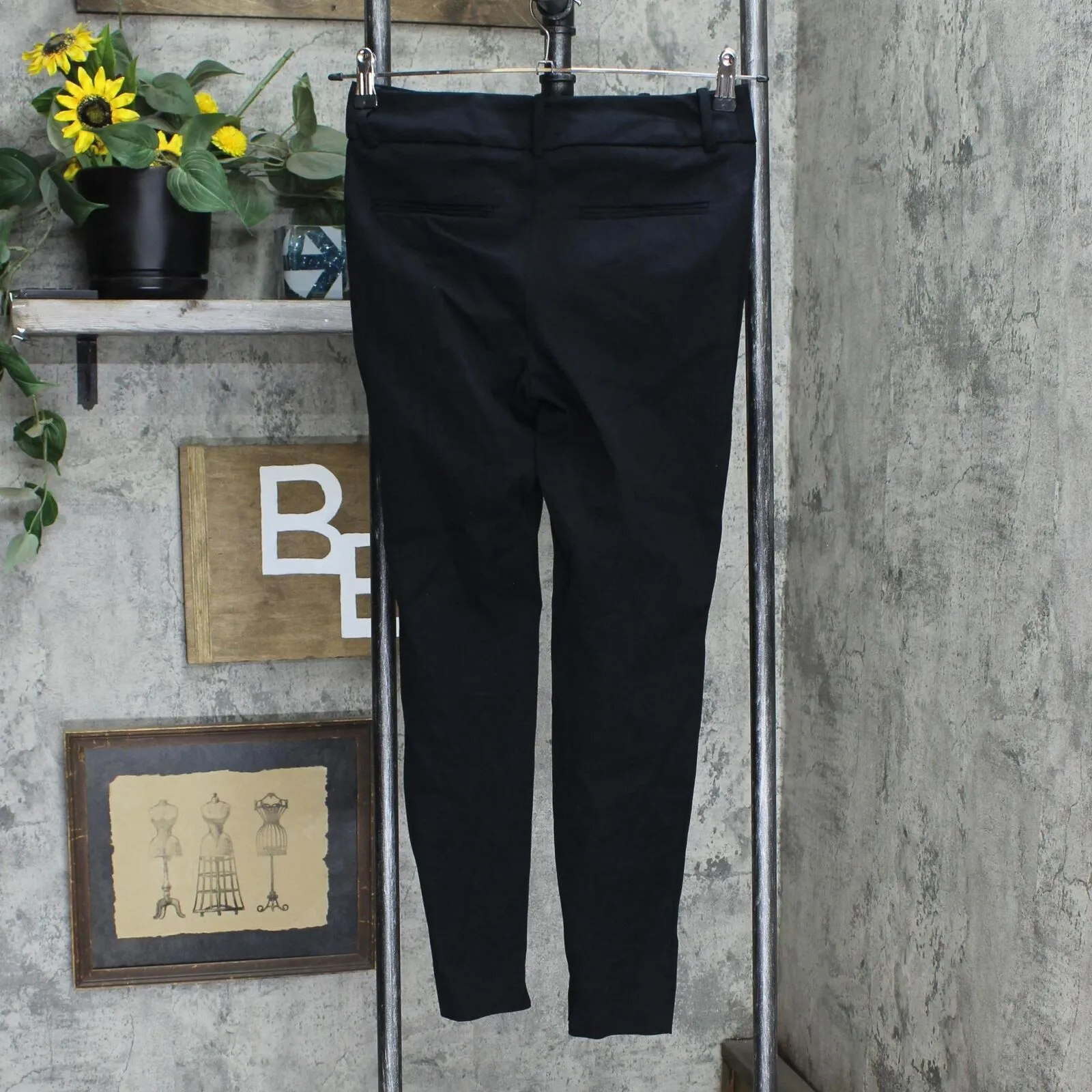 A New Day Women's Bi-Stretch Skinny High Rise Ankle Dress Pants 534491 Black 2