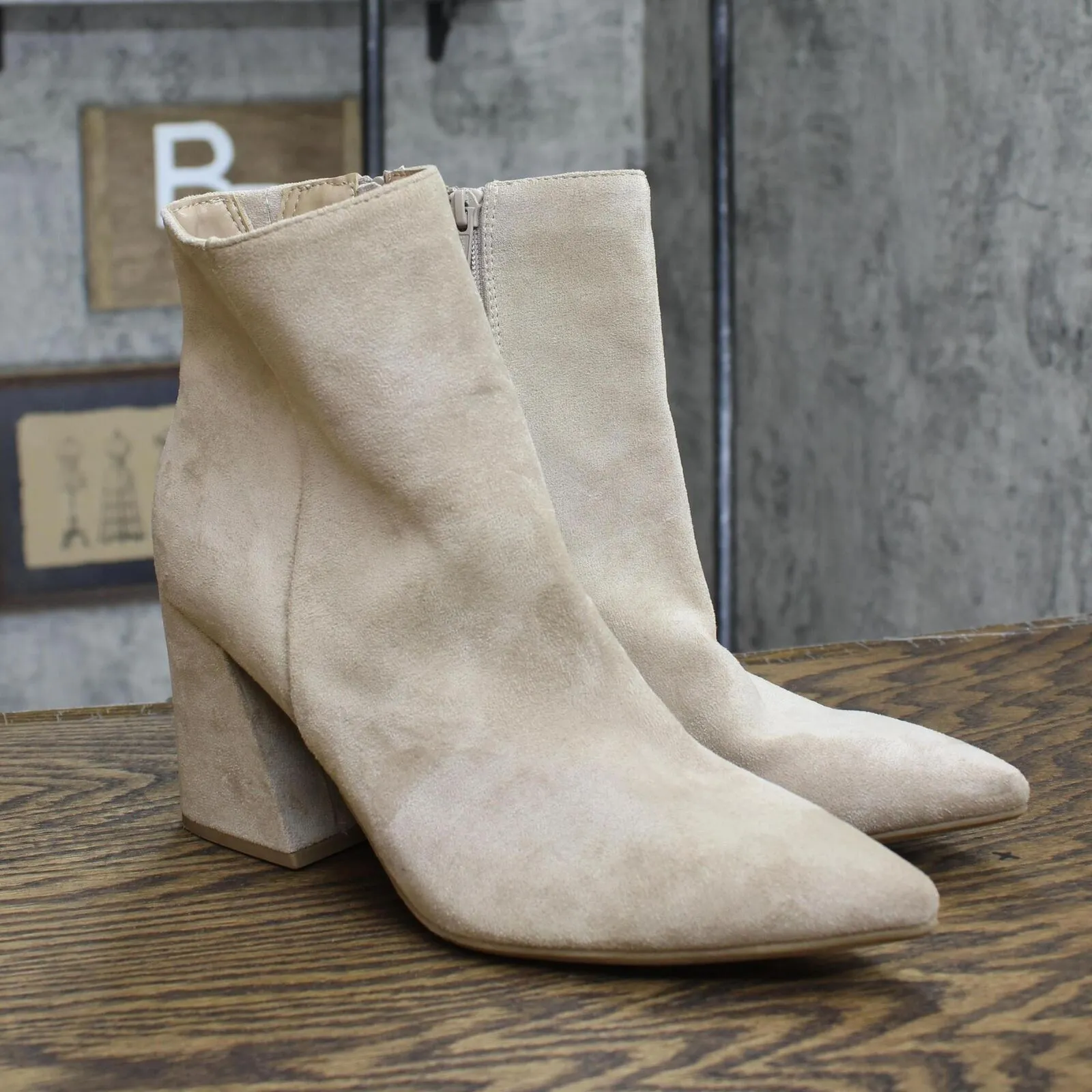 A New Day Women's Cullen Ankle Boots 88400977 Taupe Brown 10M