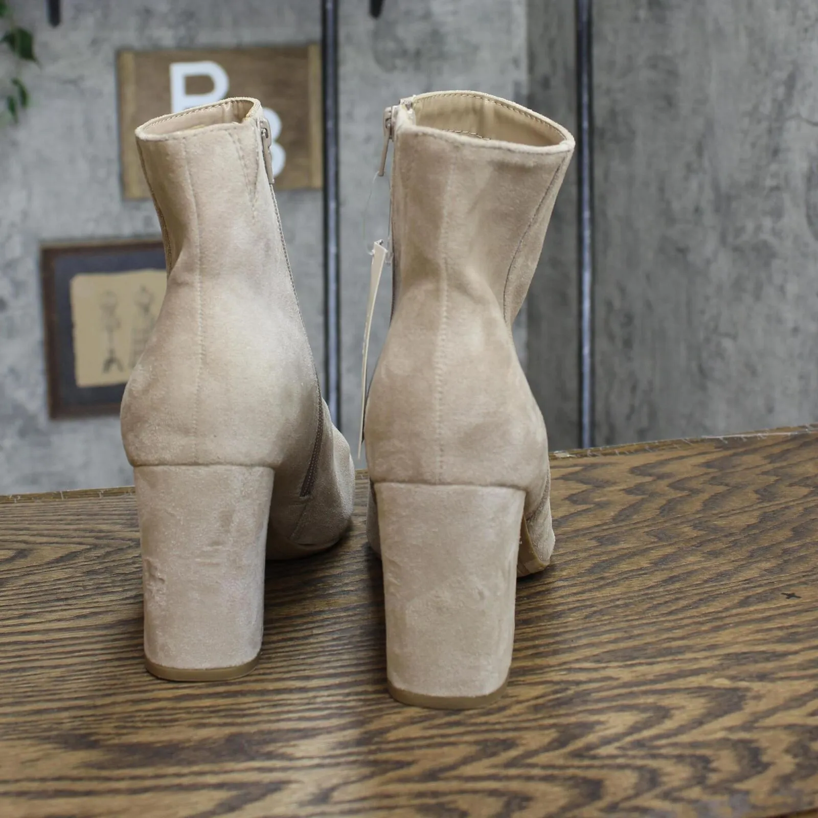 A New Day Women's Cullen Ankle Boots 88400977 Taupe Brown 10M