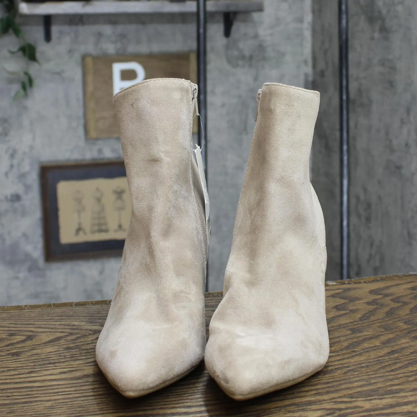 A New Day Women's Cullen Ankle Boots 88400977 Taupe Brown 10M