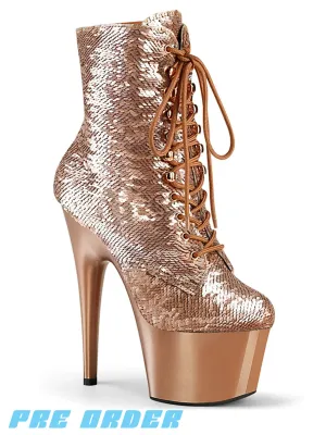 ADORE-1020SQ - ROSE GOLD / SILVER SEQUINS ✰ PRE ORDER ✰