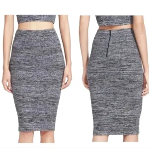 ALICE OLIVIA Wool 'Employed' Skirt Large