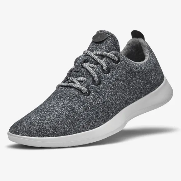 ALLBIRDS Men’s Natural Grey (Light Grey Sole) Wool Runners