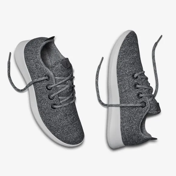 ALLBIRDS Men’s Natural Grey (Light Grey Sole) Wool Runners