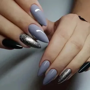 Almond black salt gel
