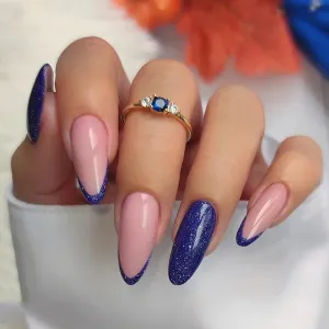 Almond French  royalblue