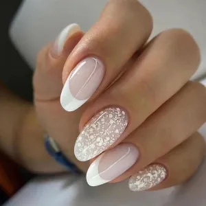 Almond white snow french