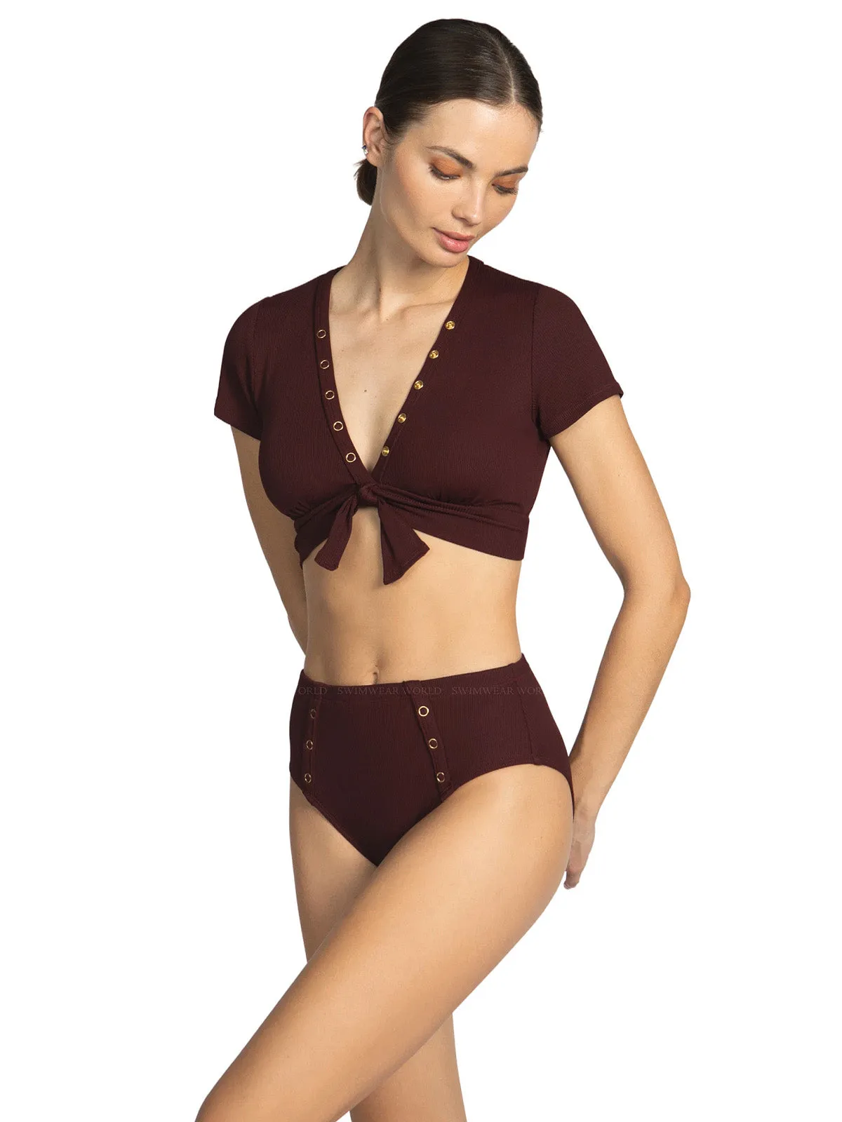 Amy Raglan-Amy High Waist Bikini ::RET