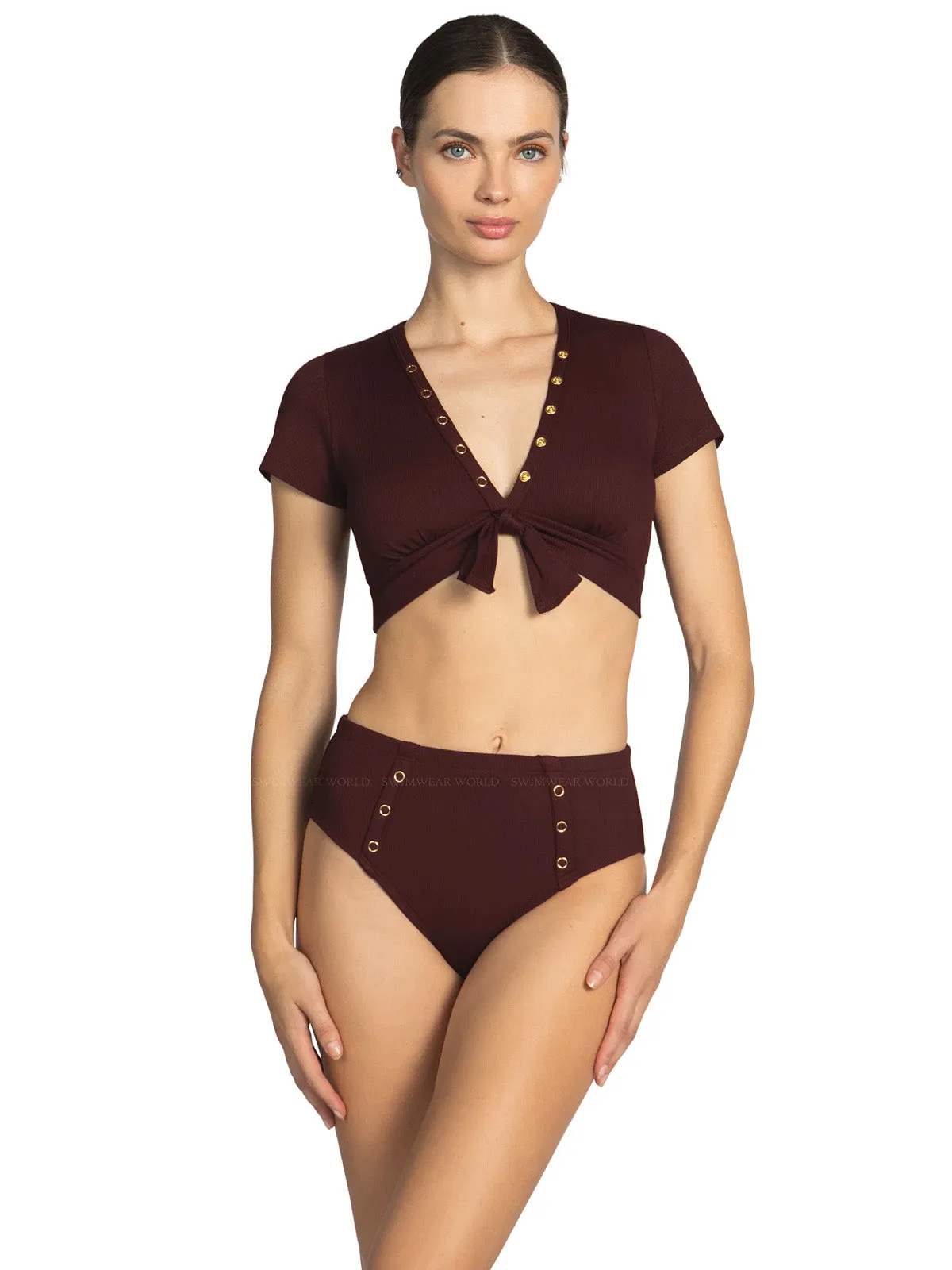 Amy Raglan-Amy High Waist Bikini ::RET