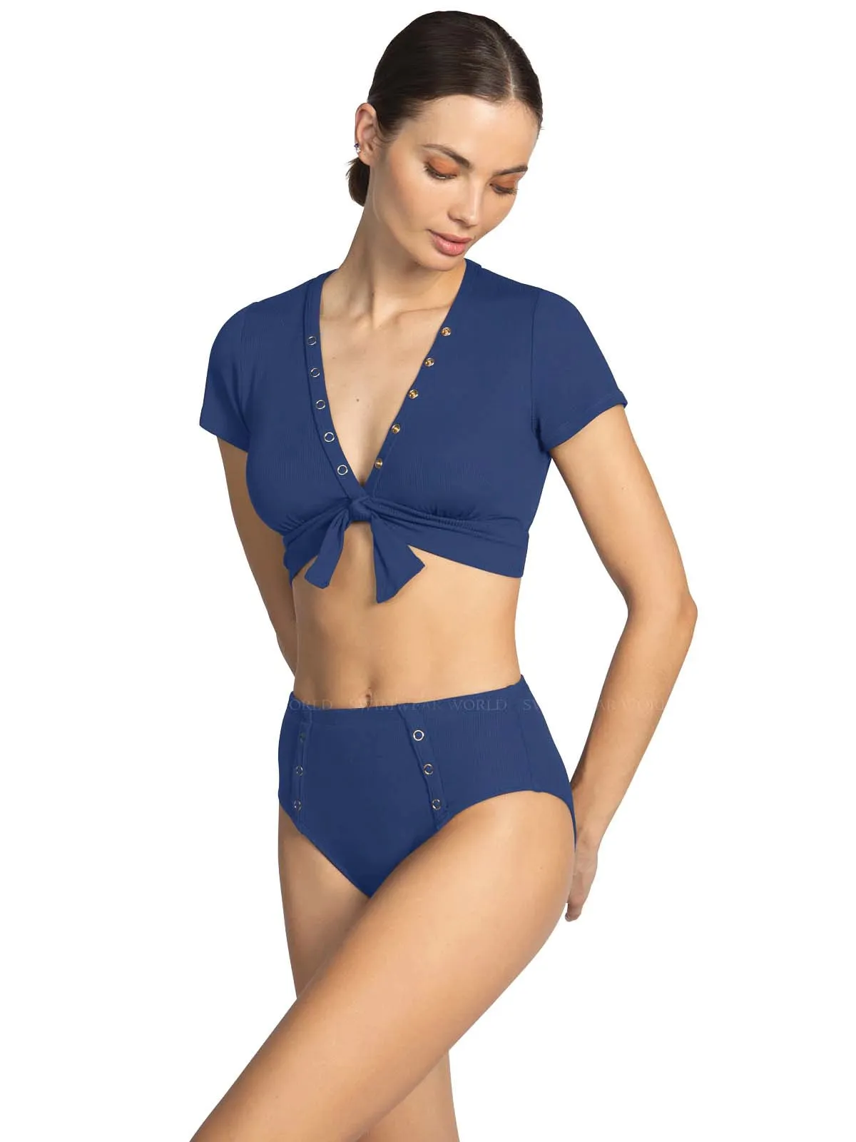 Amy Raglan-Amy High Waist Bikini