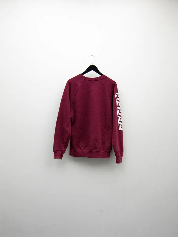 Atelier E.B. Trio Sweatshirt, Burgundy