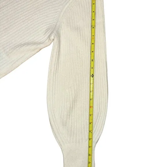 Athleta | Layover Crew Neck Sweater | Magnolia White | Size L