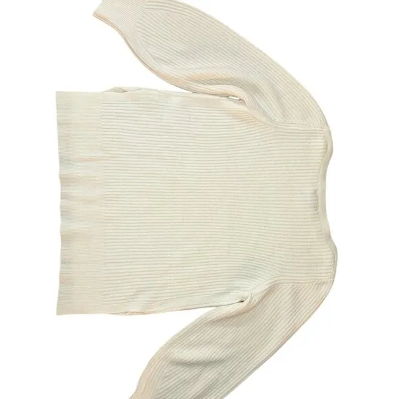 Athleta | Layover Crew Neck Sweater | Magnolia White | Size L
