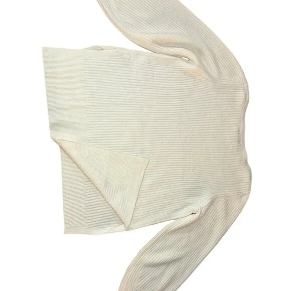 Athleta | Layover Crew Neck Sweater | Magnolia White | Size L