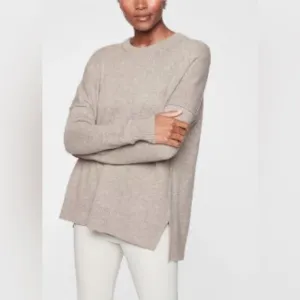 Athleta Perspective Wool Cashmere Blend Crewneck Sweater