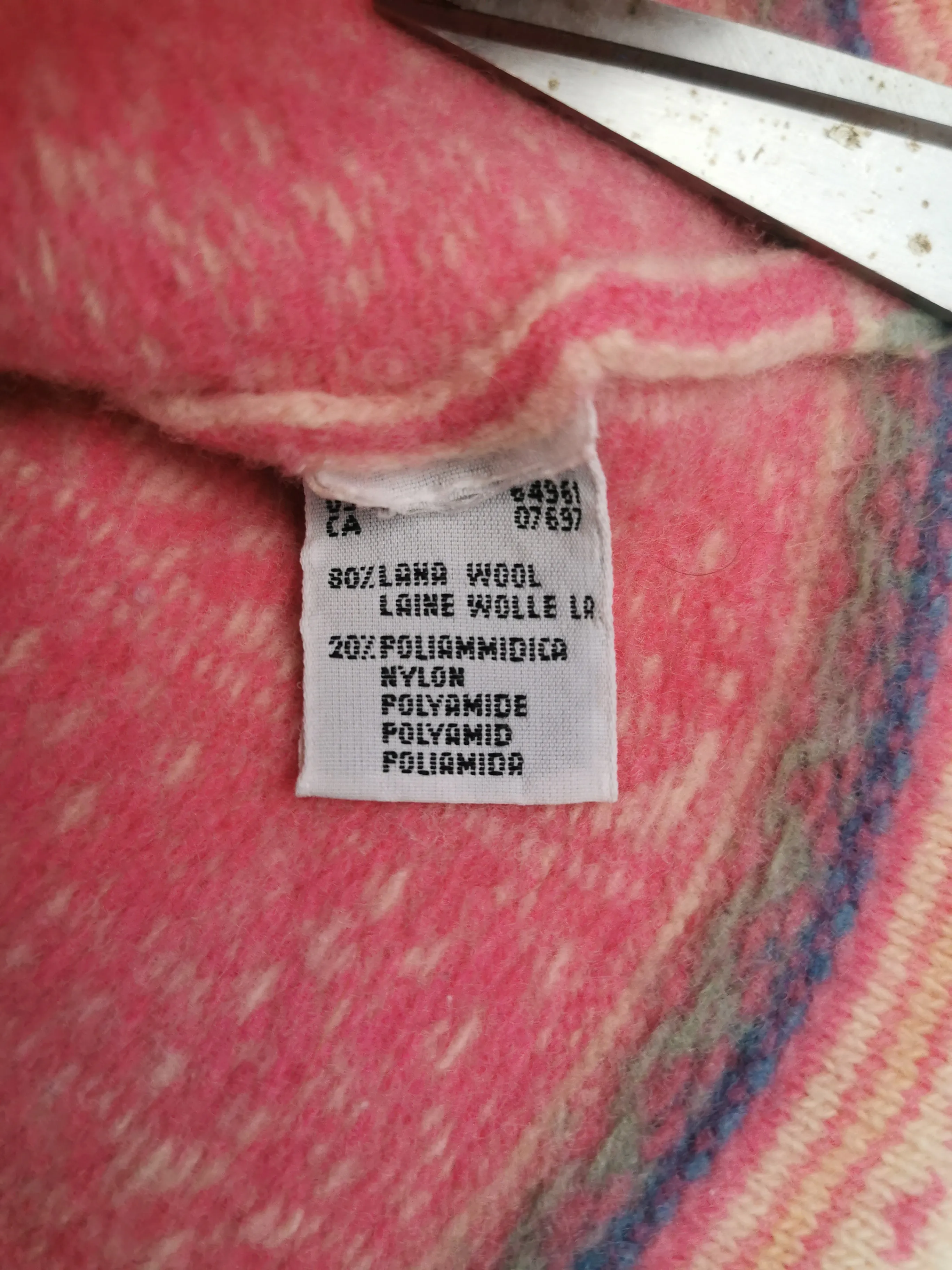 BABY GIRL SIZE 3/6 MONTHS - UNITED COLORS OF BENETTON, Wool Sweater Dress EUC B38