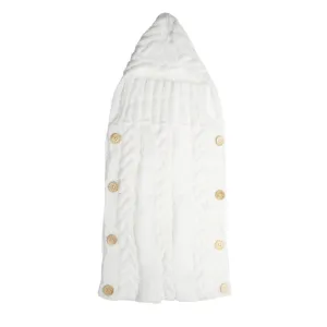 Baby Swaddle Wrap Warm Crochet Knitted