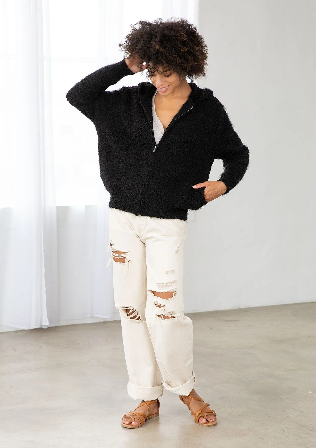 Bear Hug Fuzzy Hoodie