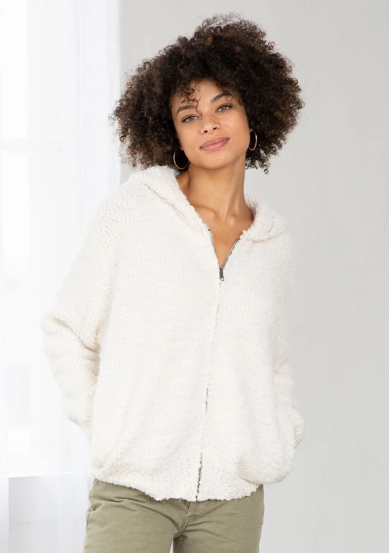 Bear Hug Fuzzy Hoodie