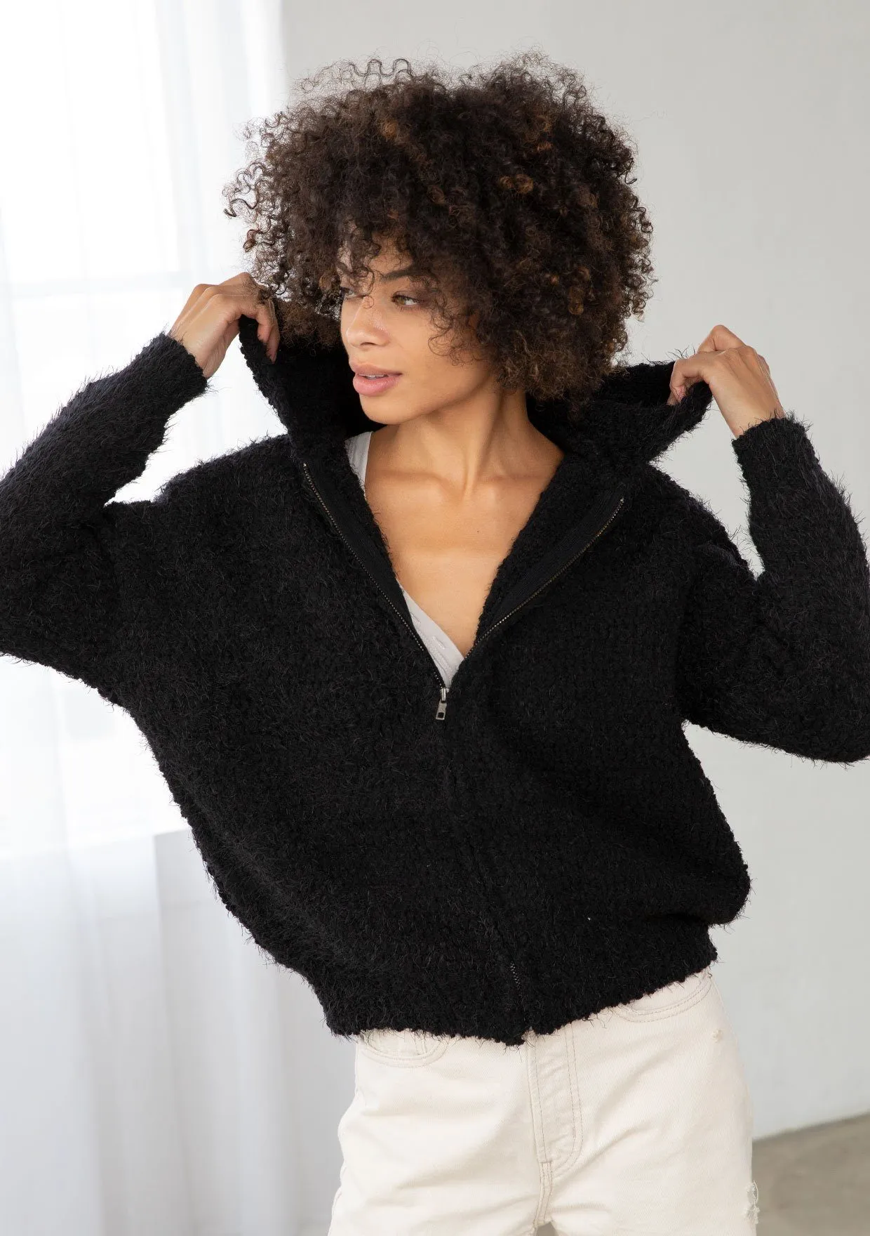 Bear Hug Fuzzy Hoodie