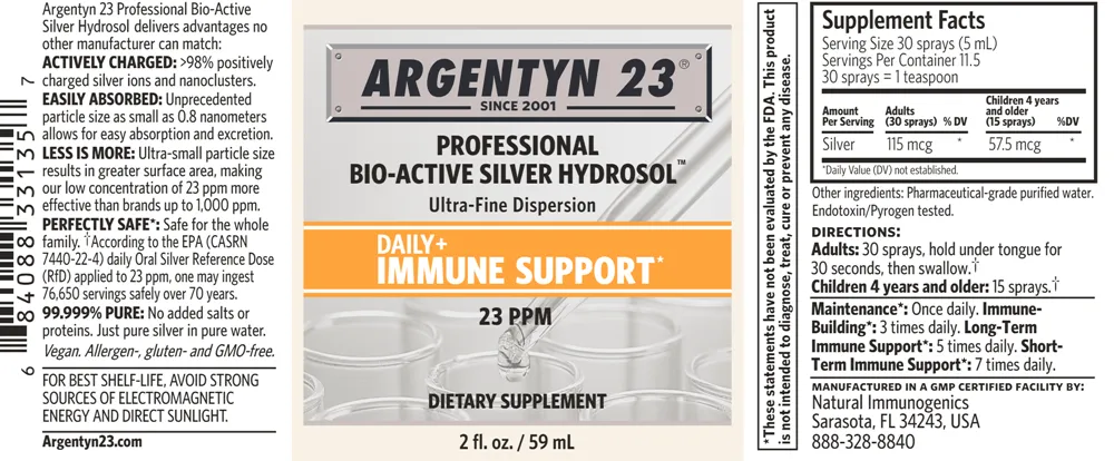 Bio-Active Silv Hydrosol Spray