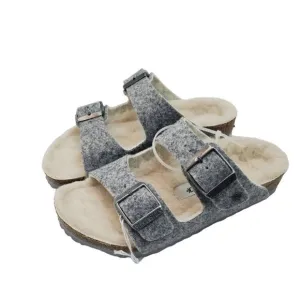 Birkenstock Kids Arizona Rivet Light Grey US K 11 Narrow