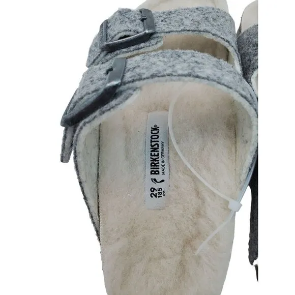Birkenstock Kids Arizona Rivet Light Grey US K 11 Narrow