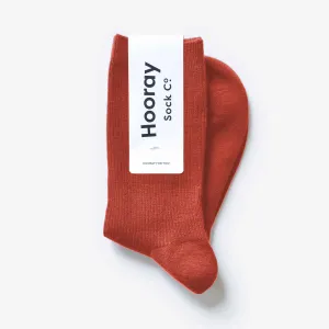 Burnt Orange (Merino Wool): Small (Women's 4 - 10)