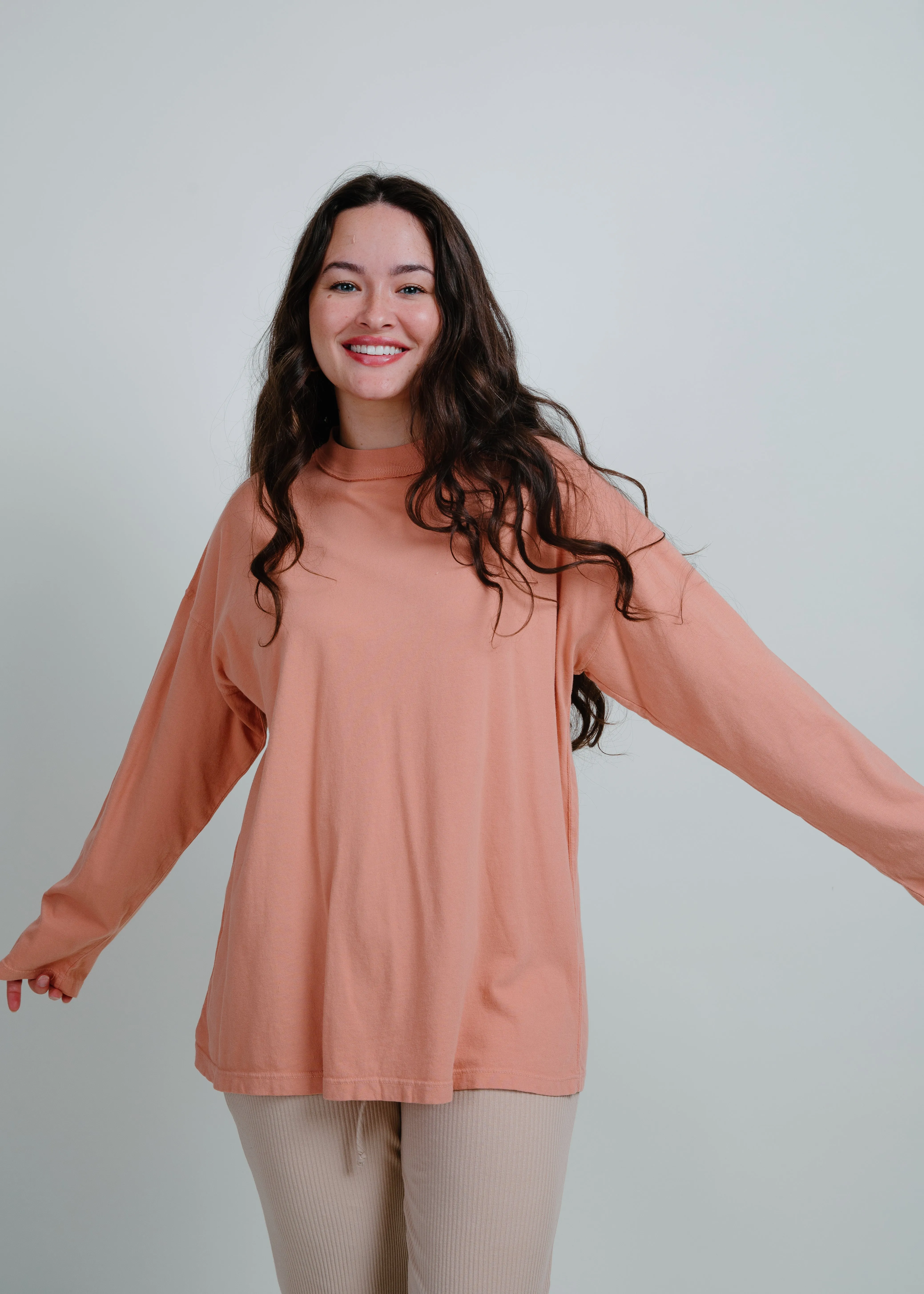 Campfire Pullover - Salmon
