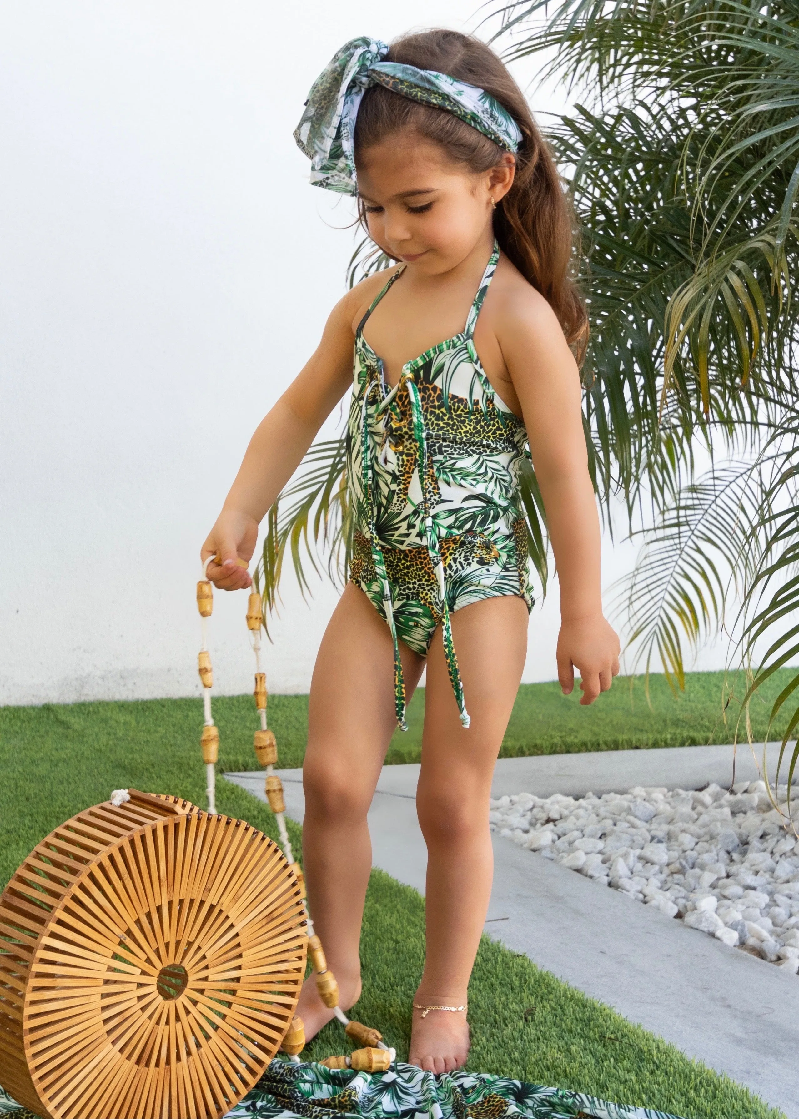 Can't Be Domestic Kids  Coverup Green