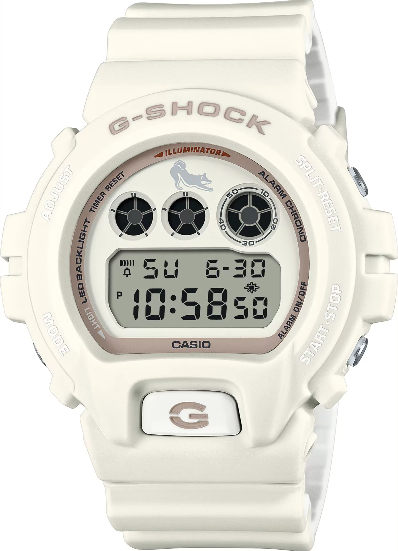 Casio G-Shock 6900 Series "White Shiro-Shiba" DW-6900SHB-7