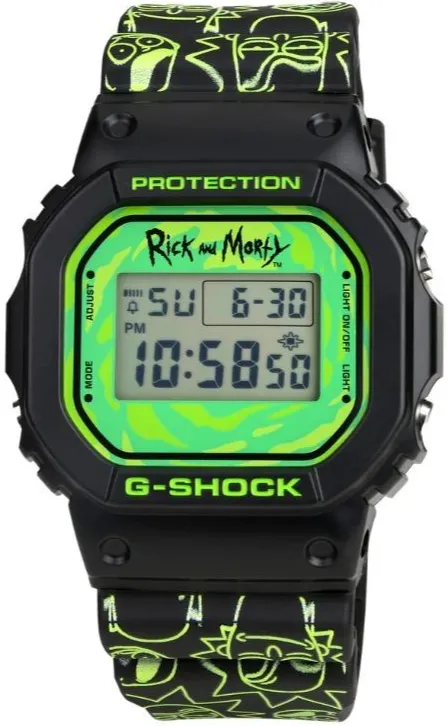 Casio G-Shock X RICK and MORTY 5600 Series Special Collaboration Model DW-5600RM21-1