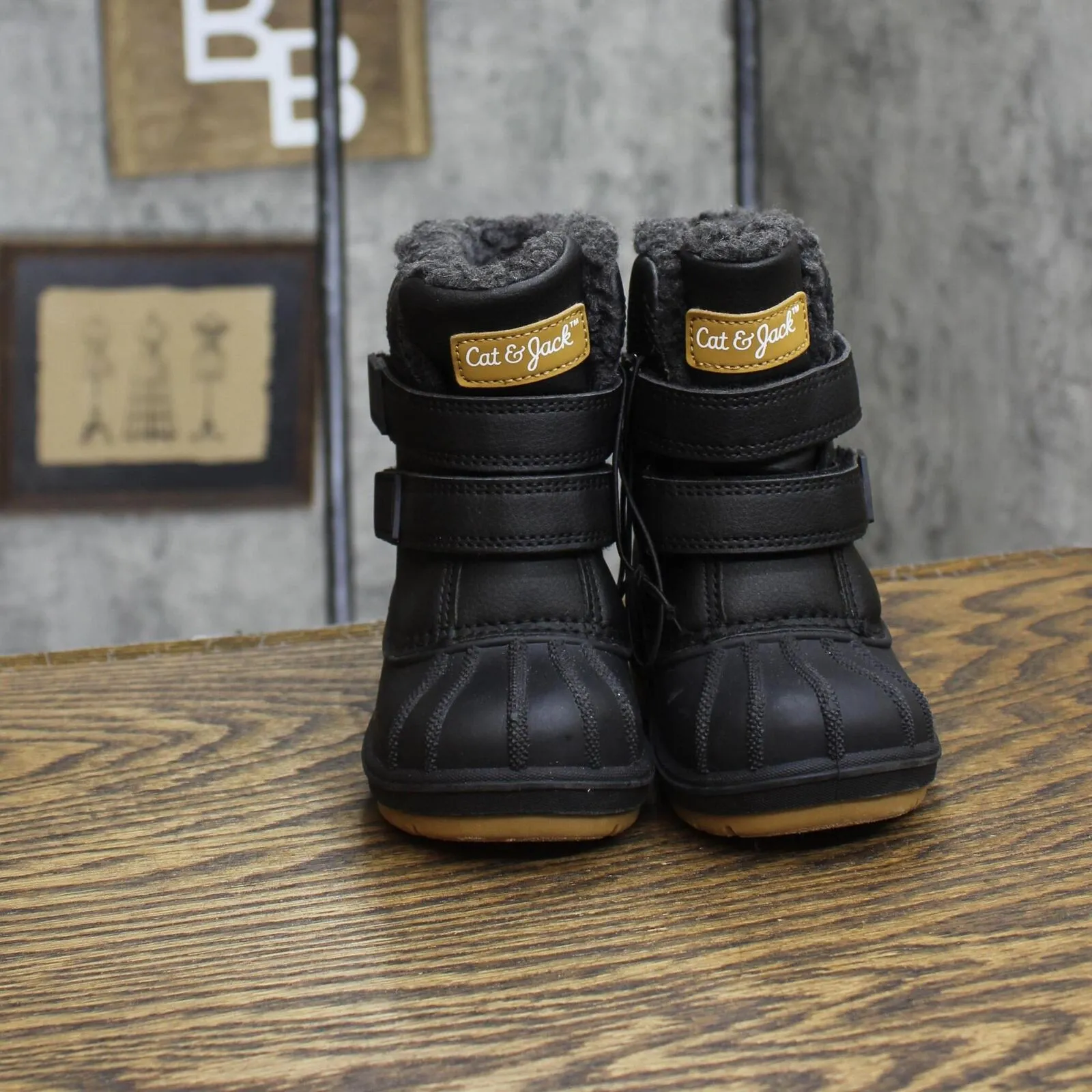 Cat & Jack Toddler Boys Denver Winter Boots 88236548 Black 5T