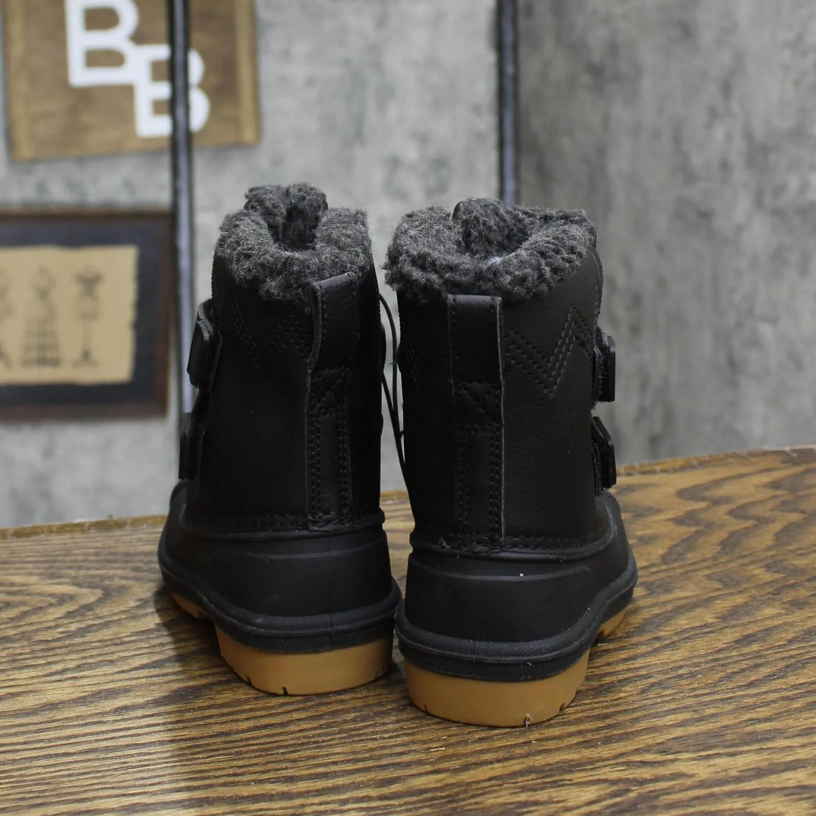 Cat & Jack Toddler Boys Denver Winter Boots 88236548 Black 5T