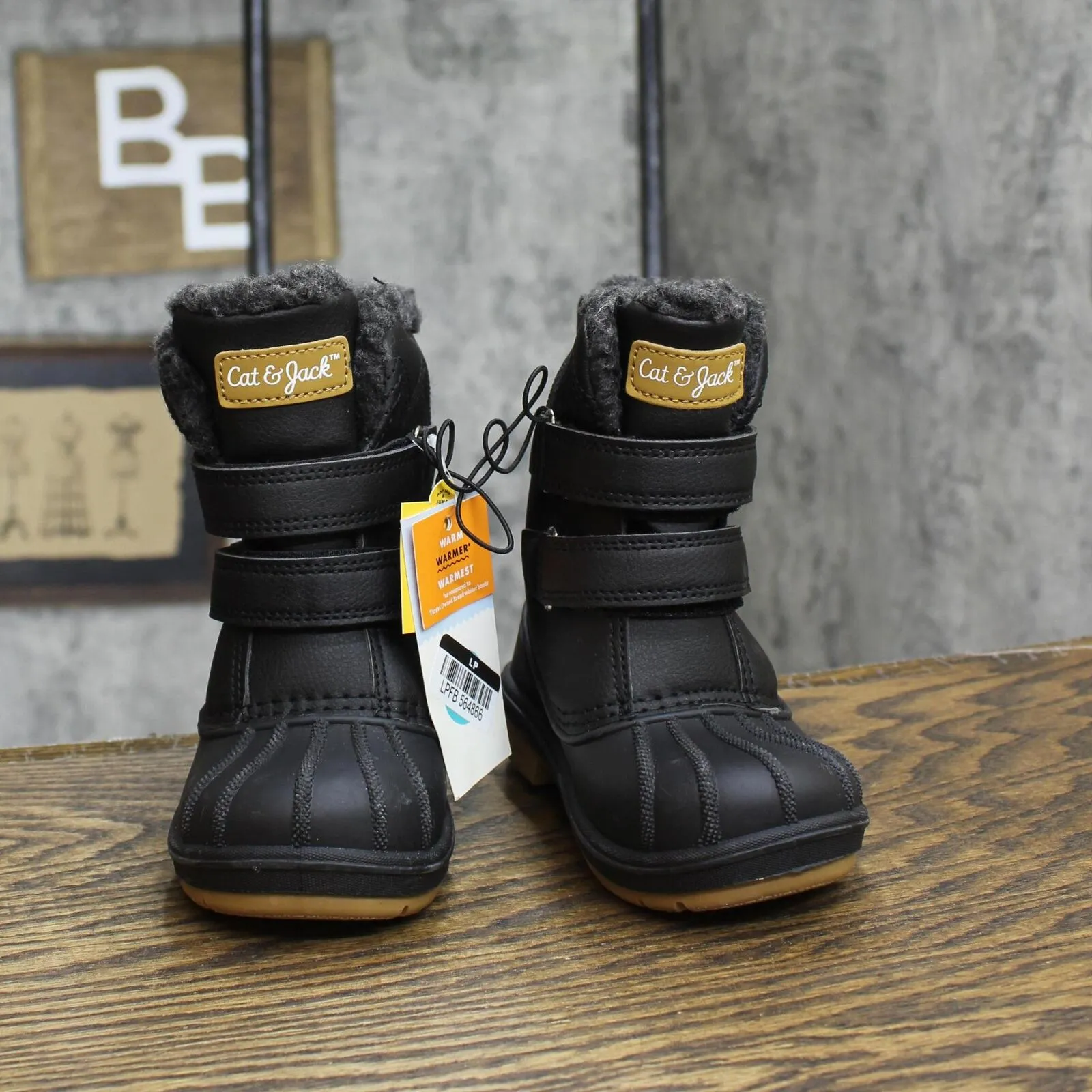 Cat & Jack Toddler Boys Denver Winter Boots 88236548 Black 8T