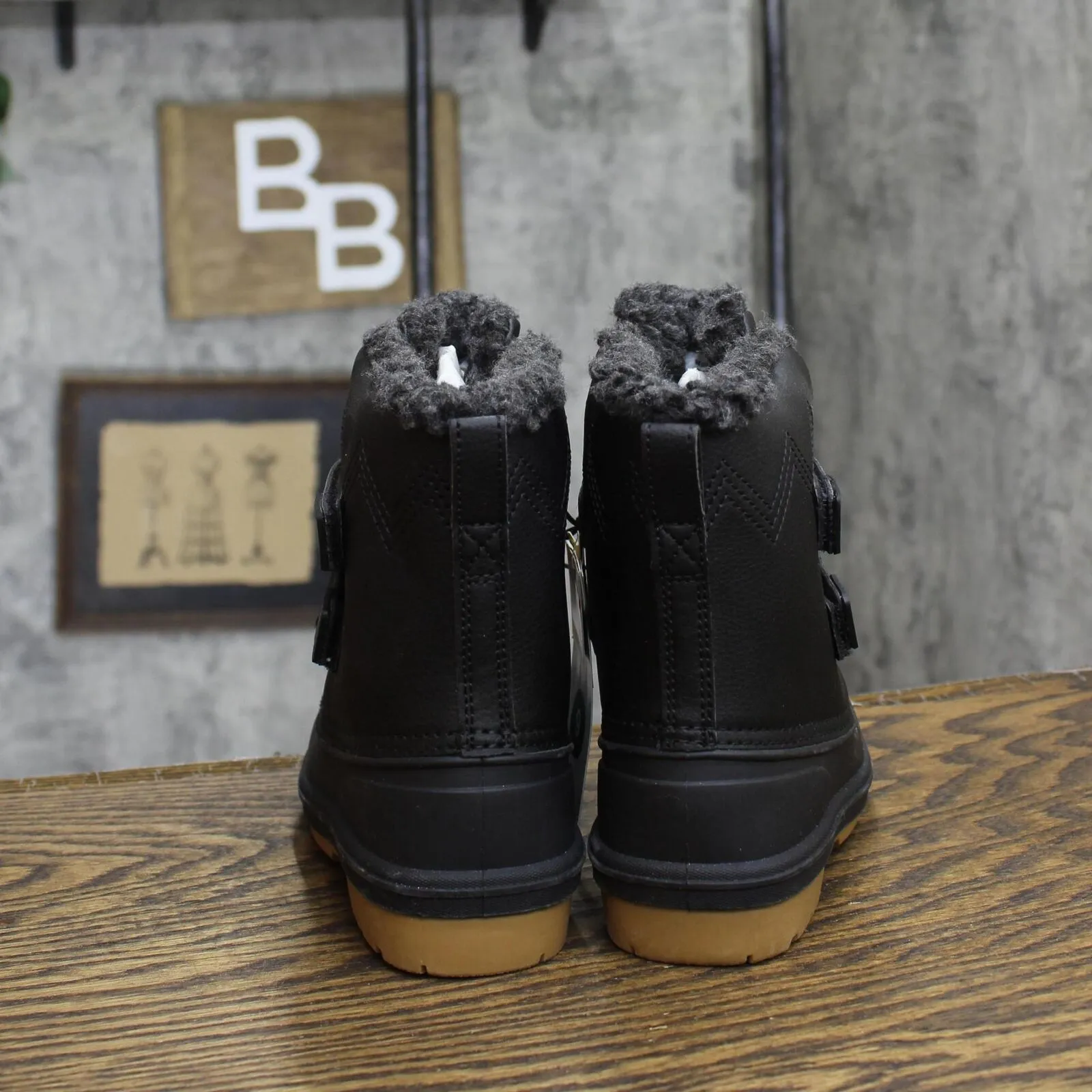 Cat & Jack Toddler Boys Denver Winter Boots 88236548 Black 9T