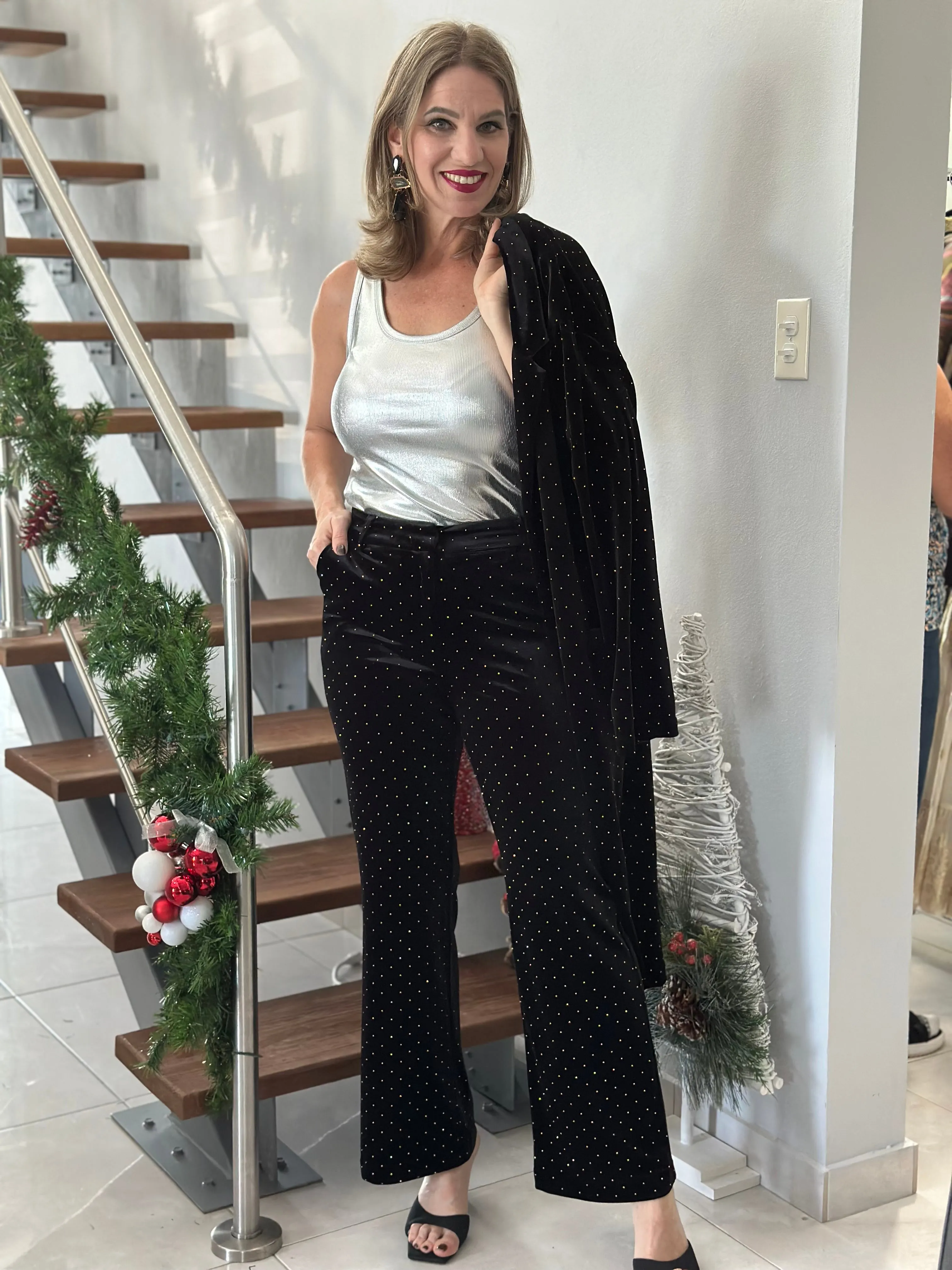 Charlotte Elegant Black Pant