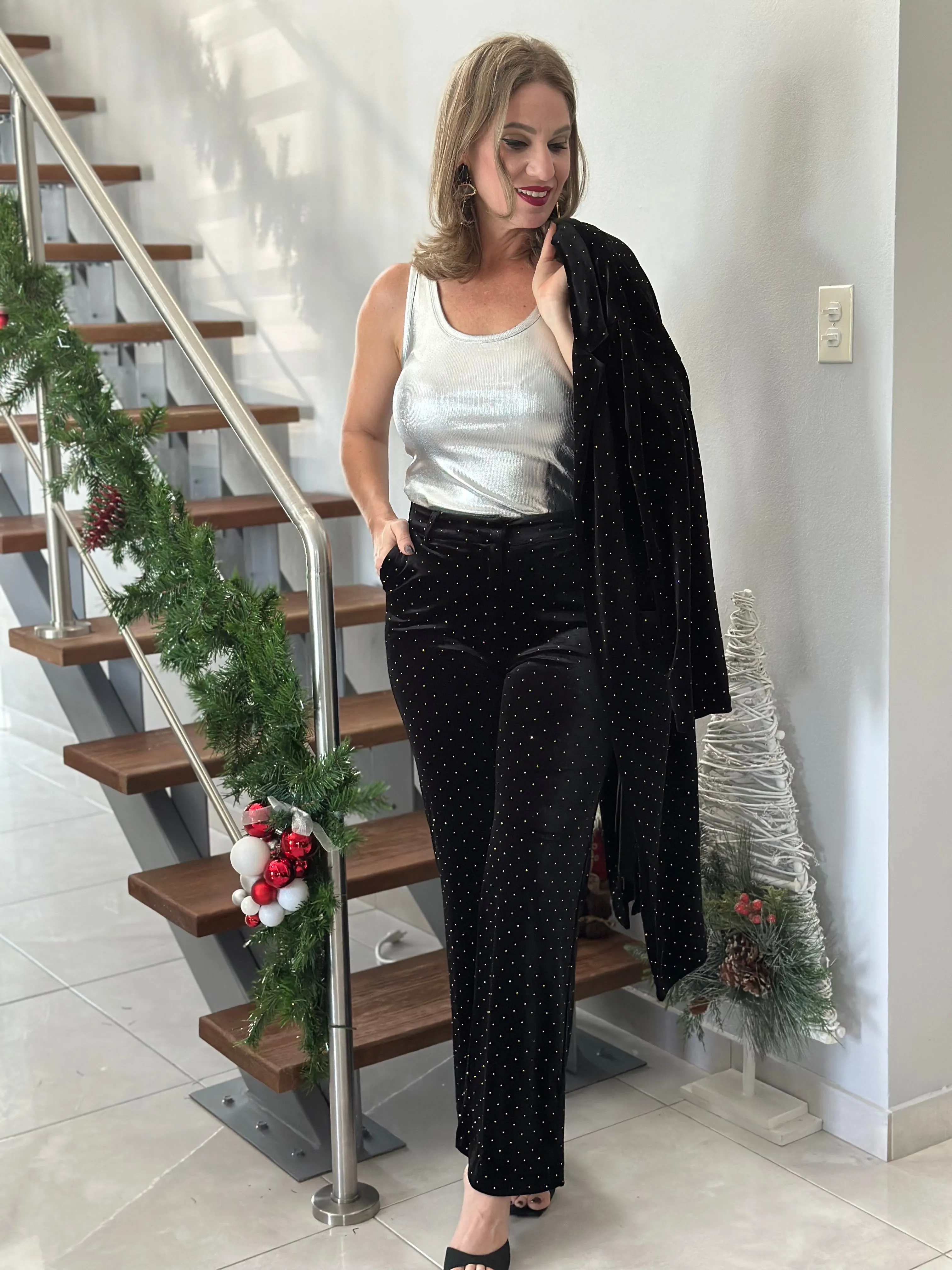 Charlotte Elegant Black Pant