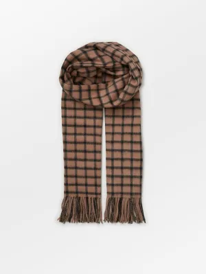 Check Crystal Scarf