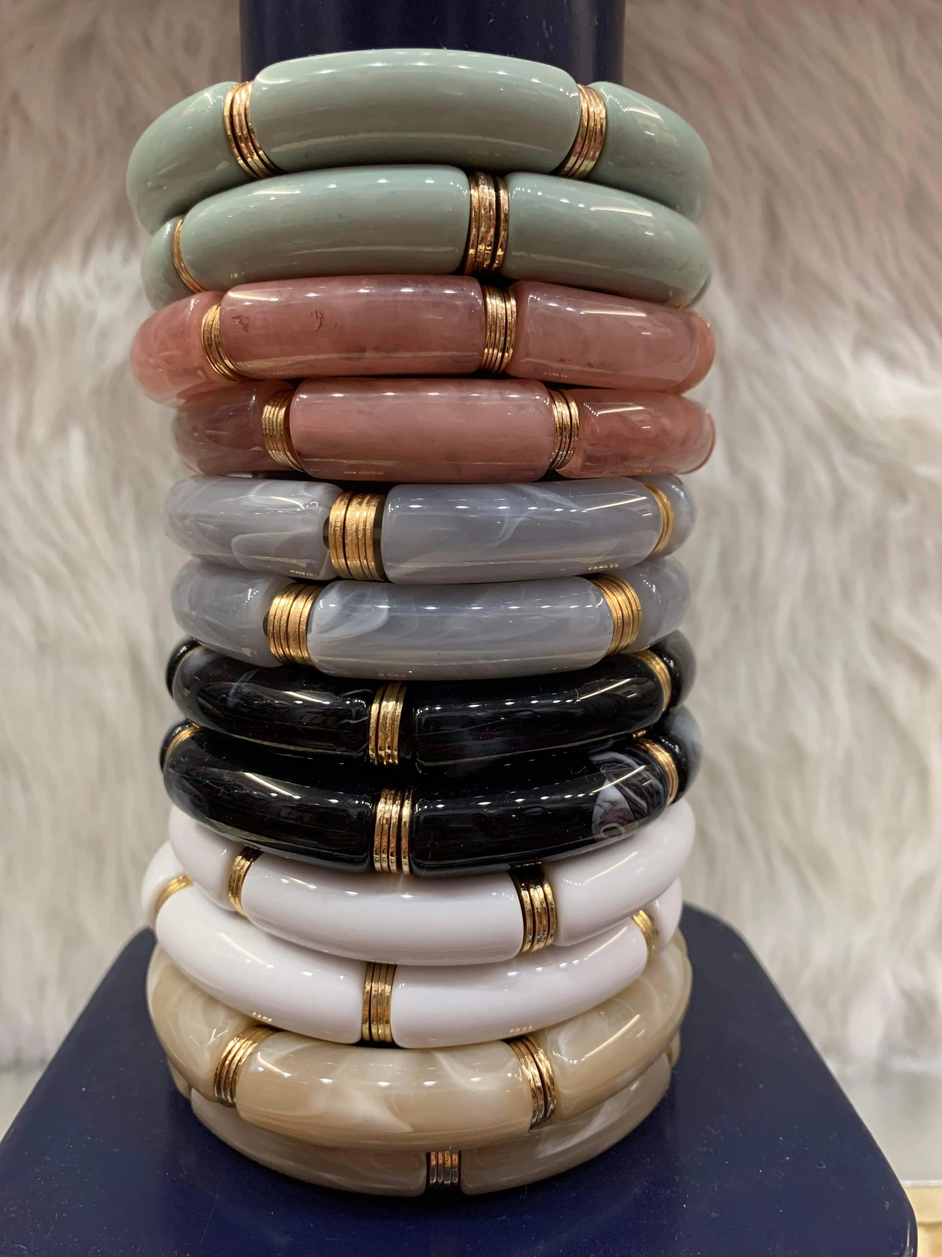 Chunky Bracelets: Multi