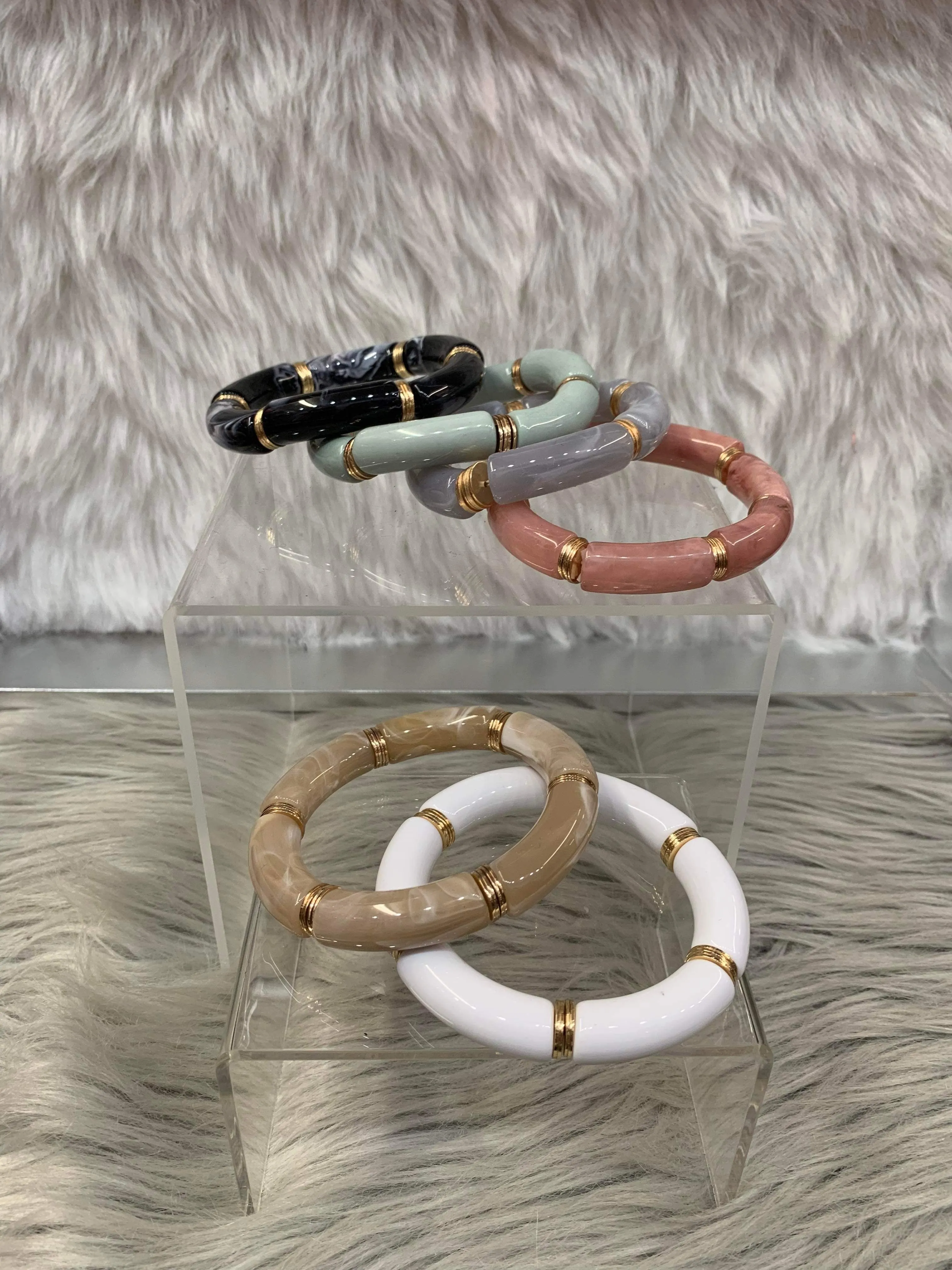 Chunky Bracelets: Multi