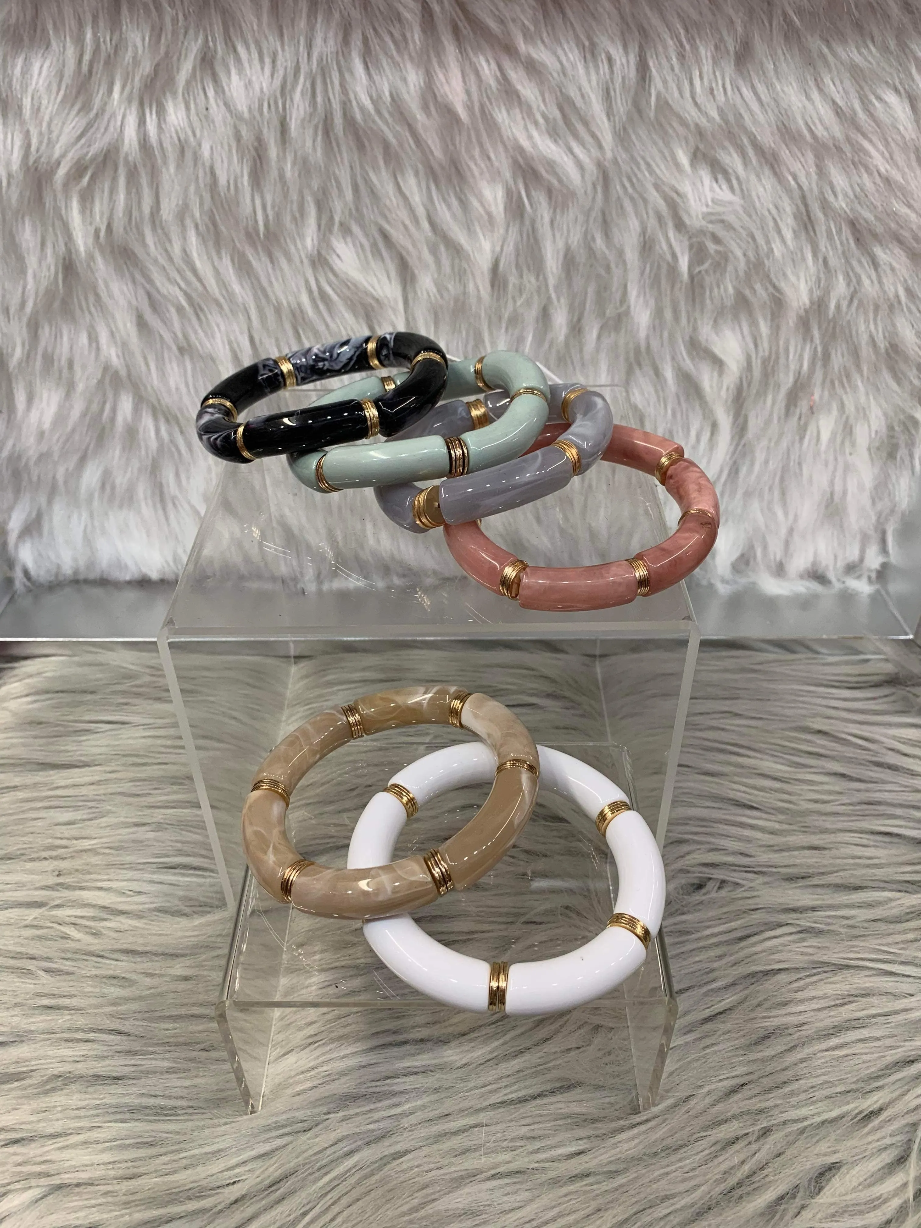 Chunky Bracelets: Multi