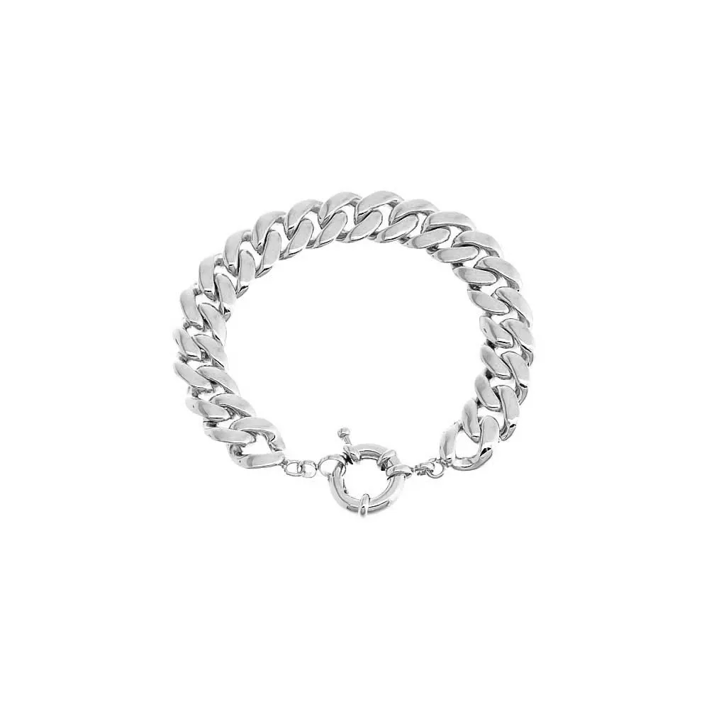 Chunky Cuban Toggle Chain Bracelet