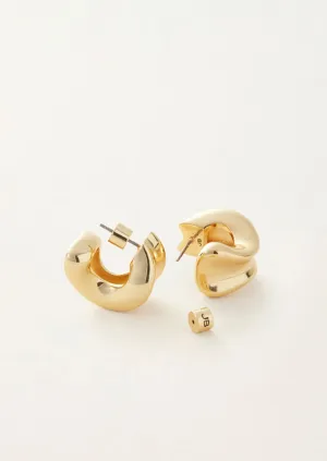 Chunky Doune Hoops - Gold