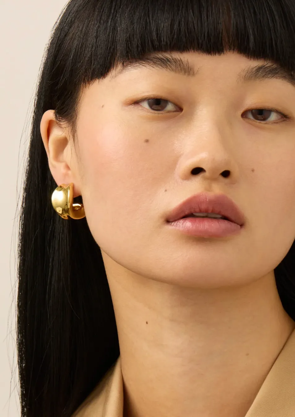 Chunky Doune Hoops - Gold