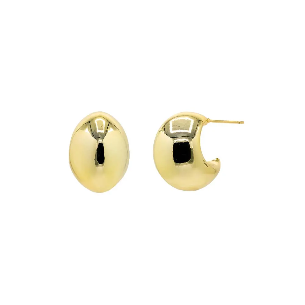 Chunky Graduated Hoop Earring