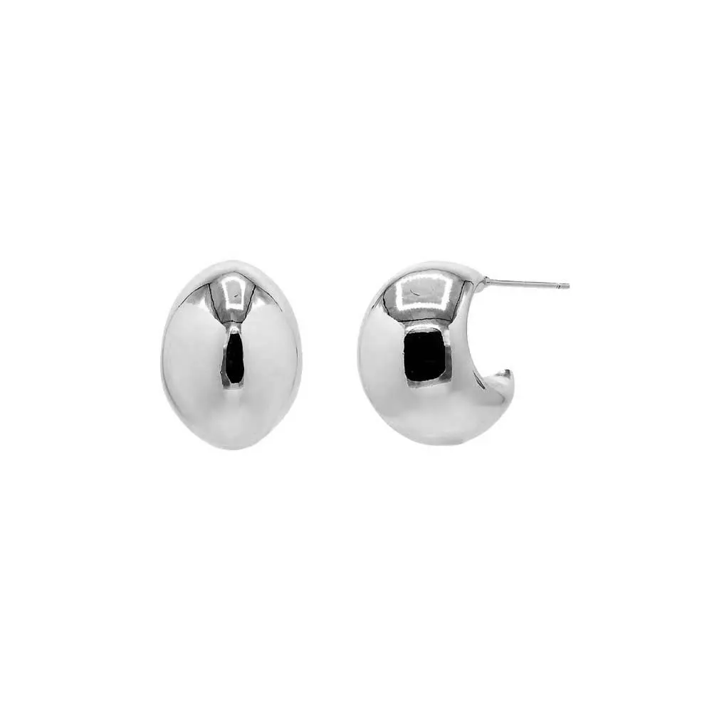 Chunky Graduated Hoop Earring